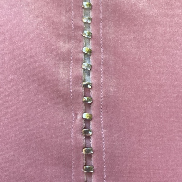 Elie Tahari Murray Velvet Choker Neck Tank Dark Lily Size XS - Picture 6 of 7